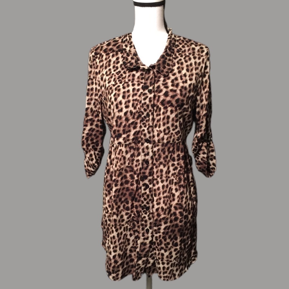 Style & Co cheetah print dress